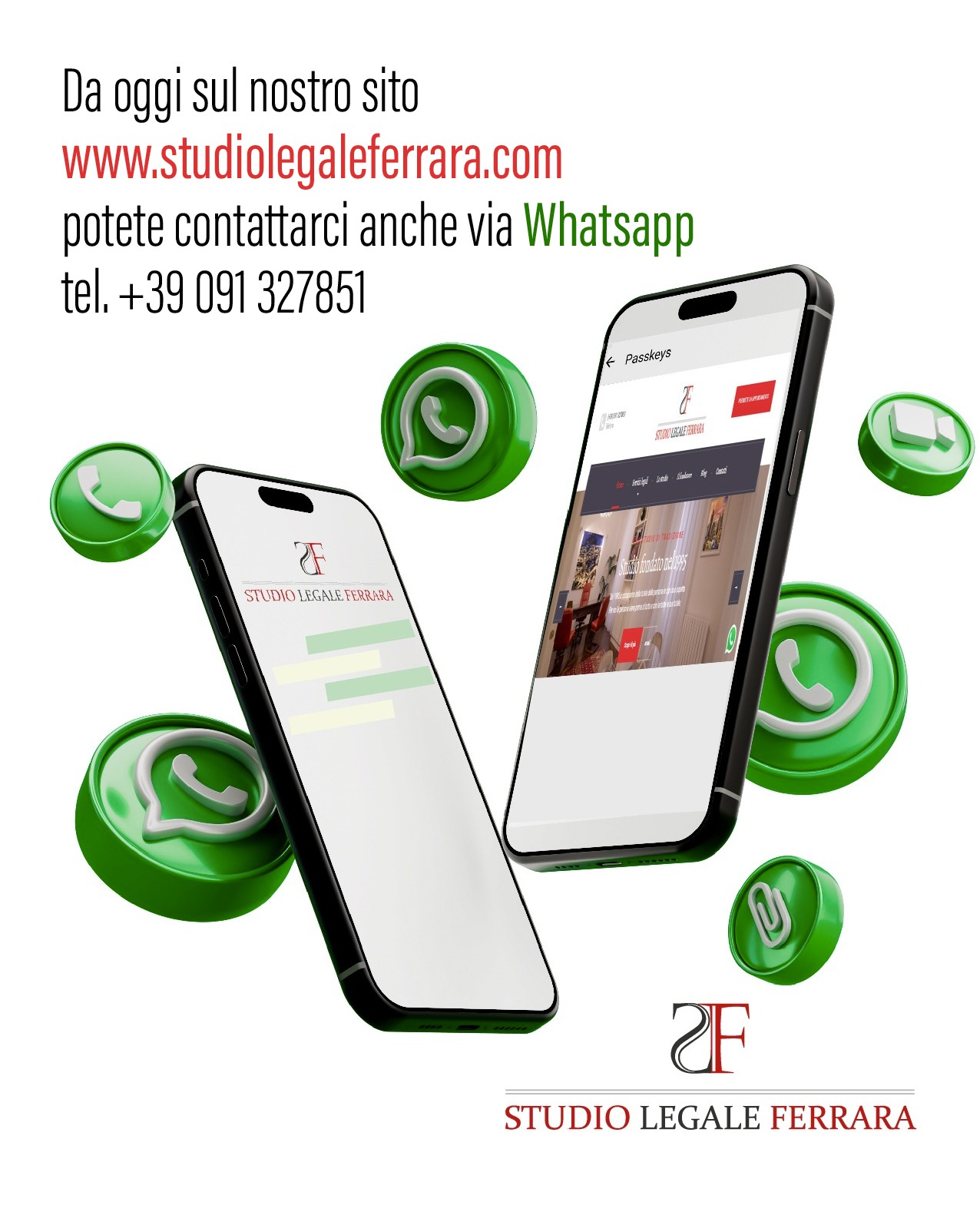 Lo Studio ora risponde anche su Whatsapp